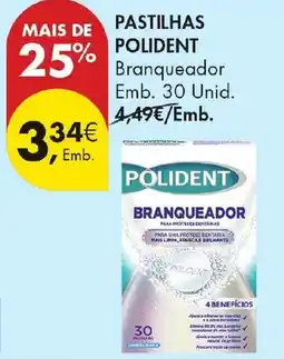Pingo Doce Polident branqueador promoção