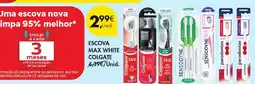 Pingo Doce escova max white colgate promoção