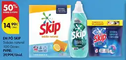 Pingo Doce em pó skip sabão natural promoção