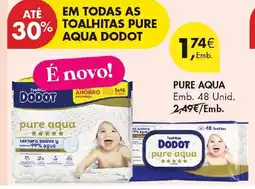 Pingo Doce toalhitas pure aqua dodot promoção