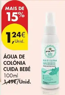 Pingo Doce Água de colônia cuida bebé promoção
