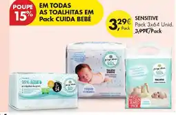 Pingo Doce toalhitas em pack cuida bebé promoção