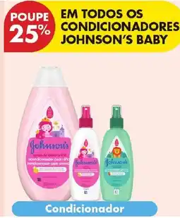 Pingo Doce condicionador johnson's baby promoção
