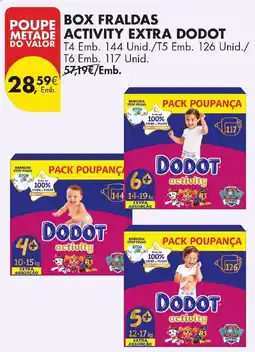 Pingo Doce Box fraldas activity extra dodot promoção