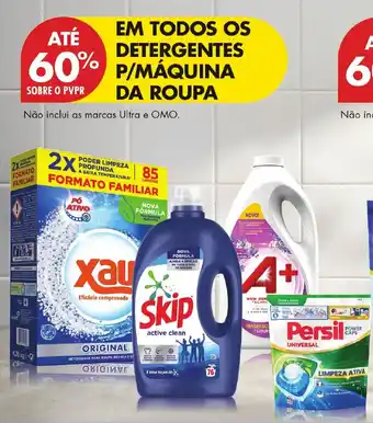 Detergentes p/máquina da roupa