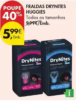 Pingo Doce Fraldas drynites huggies promoção