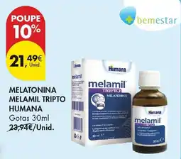 Pingo Doce Melatonina melamil tripto humana promoção