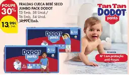 Pingo Doce Fraldas cueca bebé seco dodot promoção