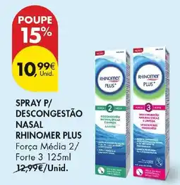Pingo Doce Spray p/ descongestão nasal rhinomer plus promoção