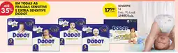 Pingo Doce Fraldas sensitive dodot promoção