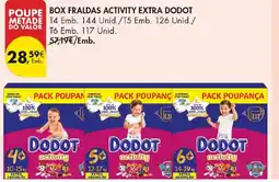 Pingo Doce Box fraldas activity extra dodot promoção