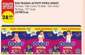 Box fraldas activity extra dodot
