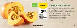 Continente Abóbora hokkaido biologica continente bio promoção