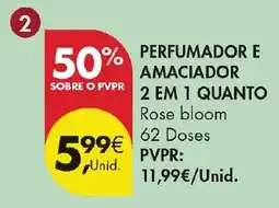 Pingo Doce perfumador e amaciador rose bloom promoção