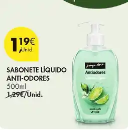 Pingo Doce Pingo Doce sabonete líquido antiodores promoção