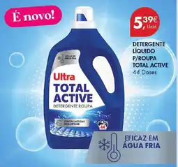 Pingo Doce Ultra total active detergente roupa promoção
