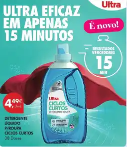 Pingo Doce Detergente líquido p/roupa ciclos curtos promoção