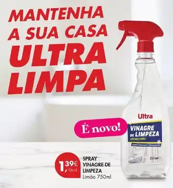 Pingo Doce Ultra spray vinagre de limpeza promoção