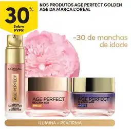 Continente Nos produtos age perfect golden age da marca l'oréal promoção