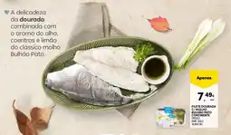 Continente Filete dourada c/molho bulhao pato continente promoção