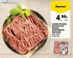 Continente Carne picada de novilho angus continente seleção promoção