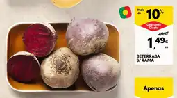 Continente Beterraba s/ rama promoção