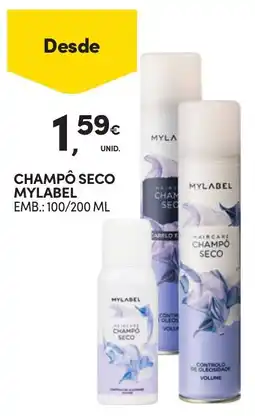 Continente Champô seco mylabel promoção