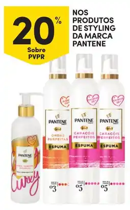 Continente Nos produtos de styling da marca pantene promoção