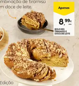 Continente Bolo rei tiramisu e doce de leite promoção