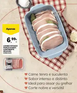 Continente Lombo fatiado porco duroc continente seleção promoção