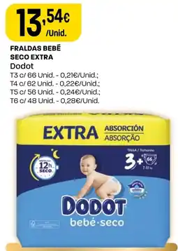 Intermarché Fraldas bebé seco extra dodot promoção