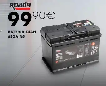 Bateria roady 74ah 680a n5