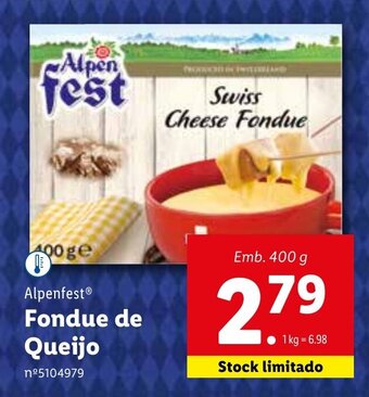 Alpenfest Fondue de Queijo 400g