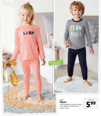 Lidl Lupilu Pijama 86-116cm promoção