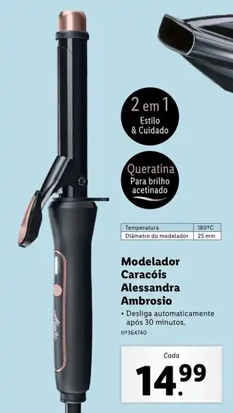 Lidl Modelador Caracóis Alessandra Ambrosio 2 em 1 promoção