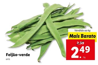 Lidl Feijão-verde promoção