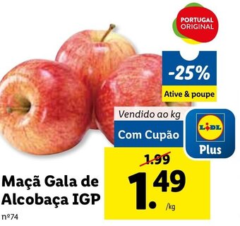 Lidl Maçã Gala de Alcobaça IGP promoção