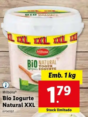 Milbona Bio Iogurte Natural XXL 1kg