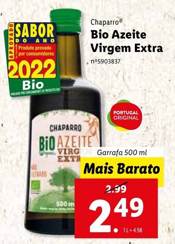 Chaparro Bio Azeite Virgem Extra 500ml