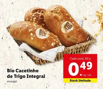 Bio Cacetinho de Trigo Integral 90g