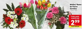 Lidl Molho/Ramo de Flores Sortidas promoção