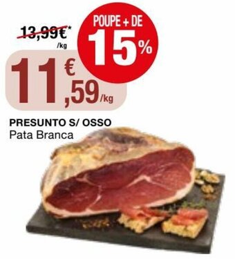 Intermarché Presunto S/Osso Pata Branca promoção
