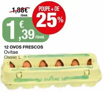 Intermarché Ovos Frescos Ovitae L promoção