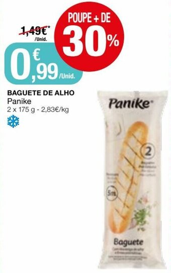 Intermarché Baguete de Alho Panike 2 x 175g promoção