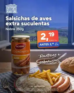Casa Cheia Salsichas de aves extra suculentas Nobre promoção