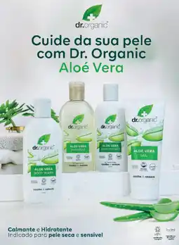 Celeiro Cuide da sua pele com Dr. Organic Aloé Vera promoção