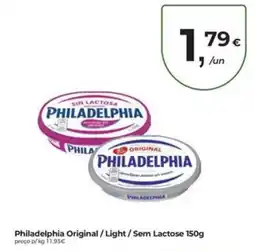 Aqui é fresco philadelphia original / light / sem lactose promoção