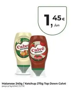 Aqui é fresco Maionese / Ketchup Calvé promoção