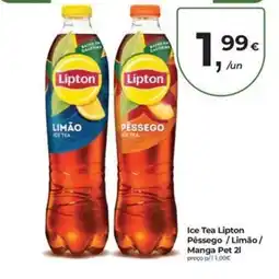 Aqui é fresco Ice Tea Lipton Pêssego / Limão / Manga Pet promoção