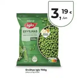 Aqui é fresco Ervilhas iglo promoção